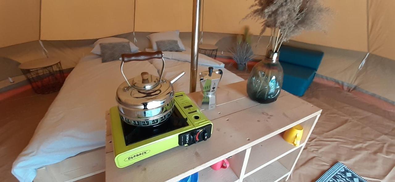 Tente Bell Au Camping Hautoreille Bannes  Luaran gambar
